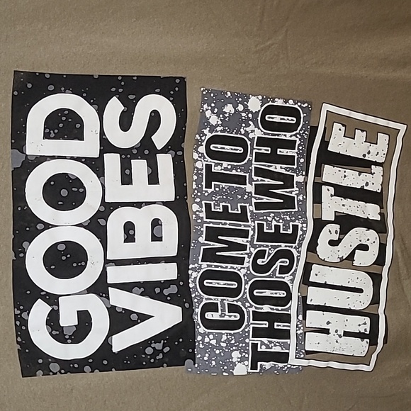 Men's SoleAddiction "Good Vibes Come To Those Who Husttle" T-Shirt Size Large - Picture 2 of 8
